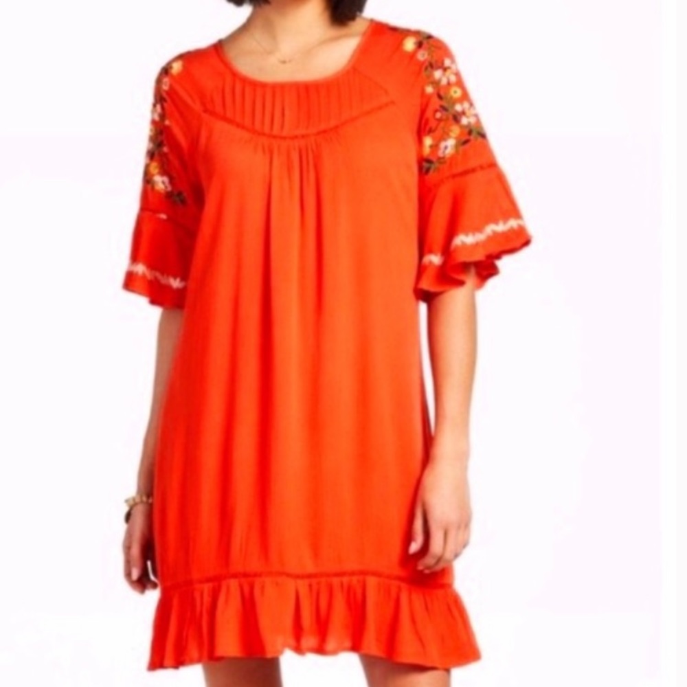 Evereve Allison Joy Dahlia embroidered dress S
